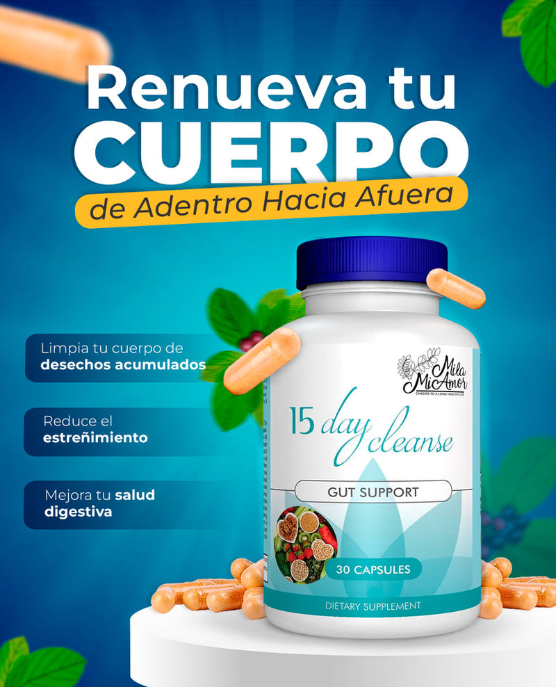 COMPRA 1 Y LLEVA 2 - 15 Days Cleanse - Limpieza Natural Del Colón -  🇺🇸Importado🇺🇸