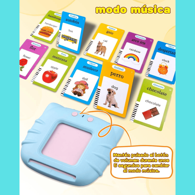 VerbaLingo™ - Tarjetas Educativas en Español e Inglés - 112 Tarjetas