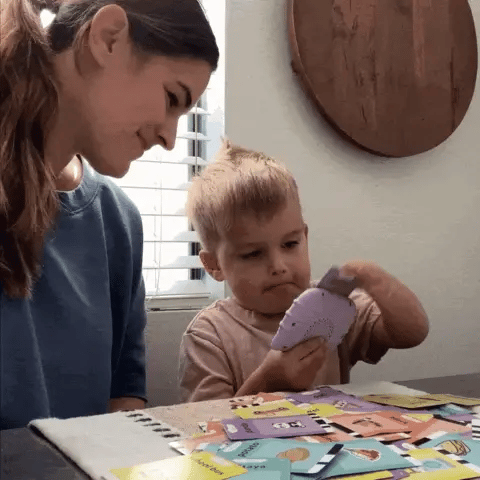 VerbaLingo™ - Tarjetas Educativas en Español e Inglés - 112 Tarjetas