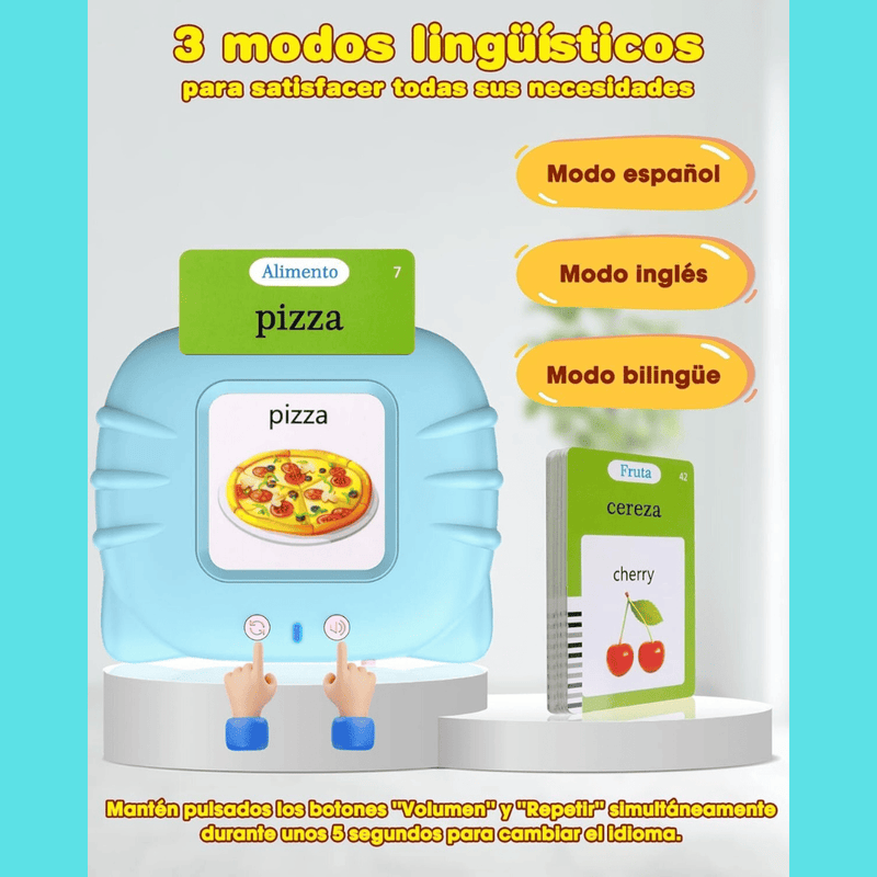 VerbaLingo™ - Tarjetas Educativas en Español e Inglés - 112 Tarjetas
