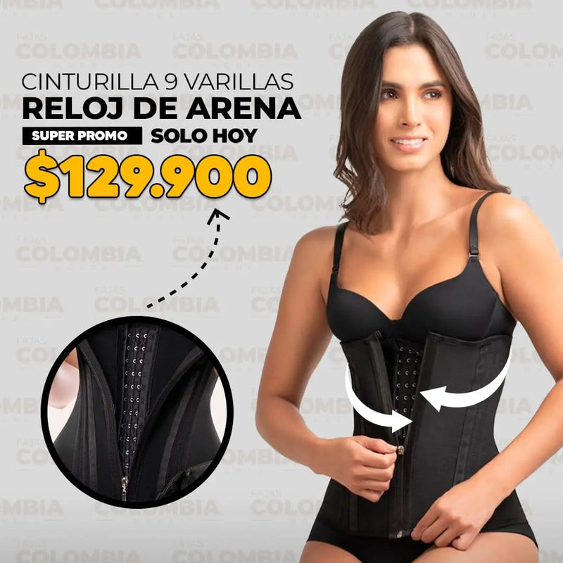 Faja Corset Reductora con 9 Varillas