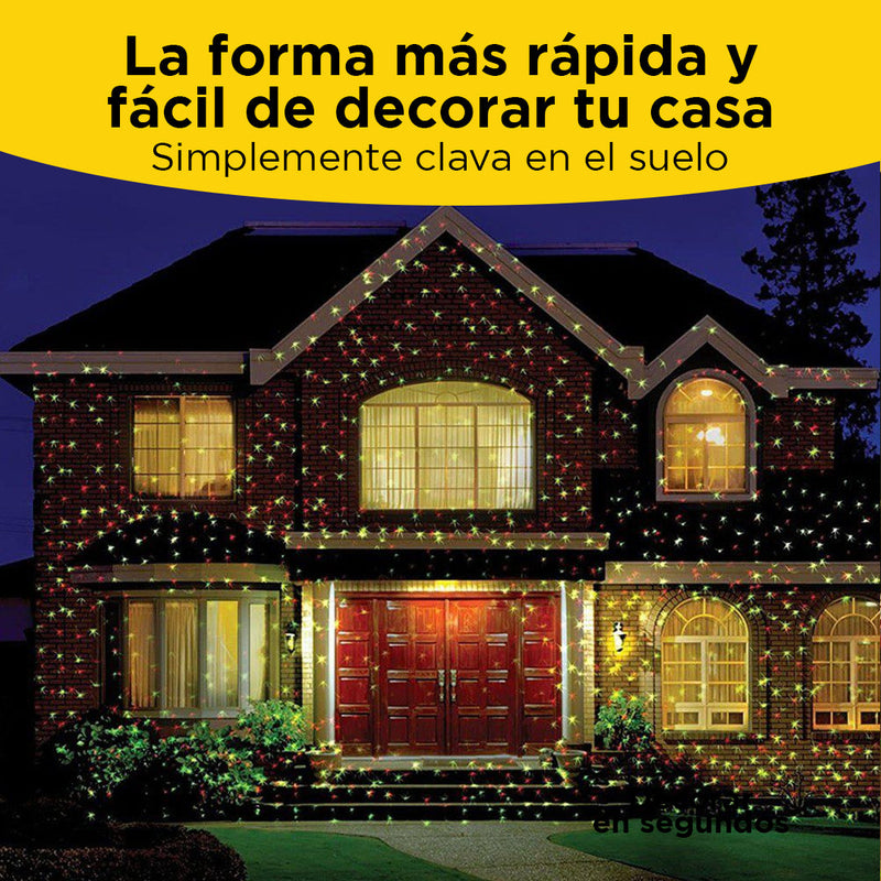 Proyector de Luces Navideñas Automático con Control Remoto – ¡Ilumina tu Navidad con Estilo!